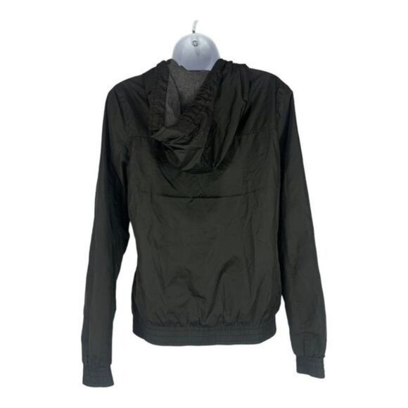 Zine Womens Black Lightweight Hooded Jacket Small - Picture 2 of 3